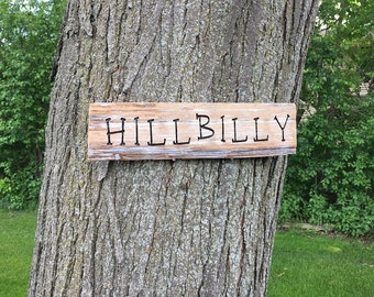 Hillbilly sign | Etsy