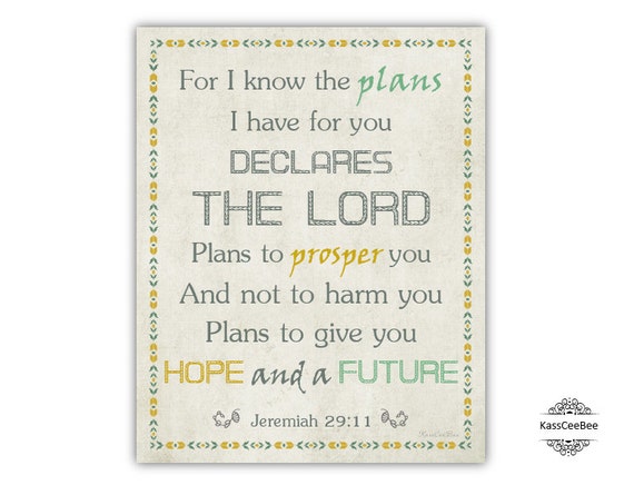 Your Quote Art Print Bible Verse for the Home Scripture Art