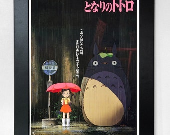 My Neighbor Totoro A3 Movie Poster Studio Ghibli Unframed