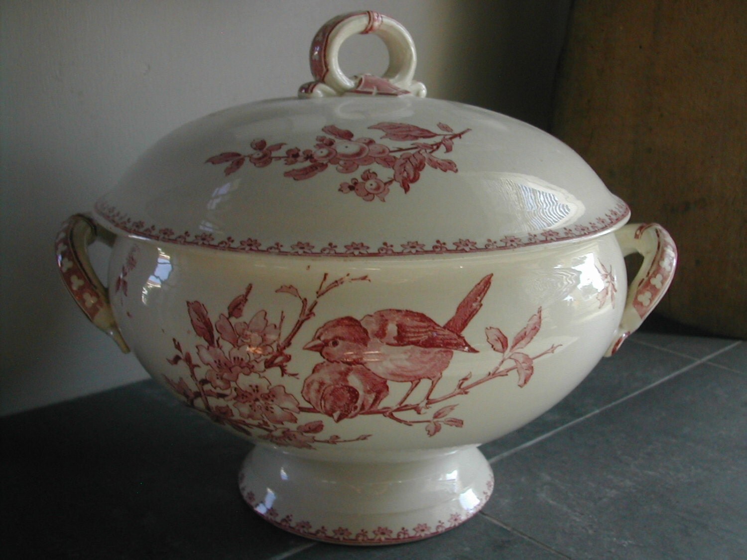 RESERVED. French Antique Soup Tureen complete with Lid.