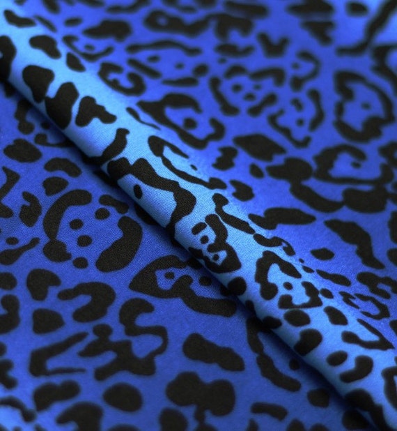 Stretch Fabric Cheetah Print Animal Print by DesignerAlleyFabrics