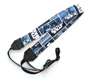 Star Wars dSLR Camera Strap! Reversible! This is a full strap with buckles NOT a camera strap cover! Standard Size!