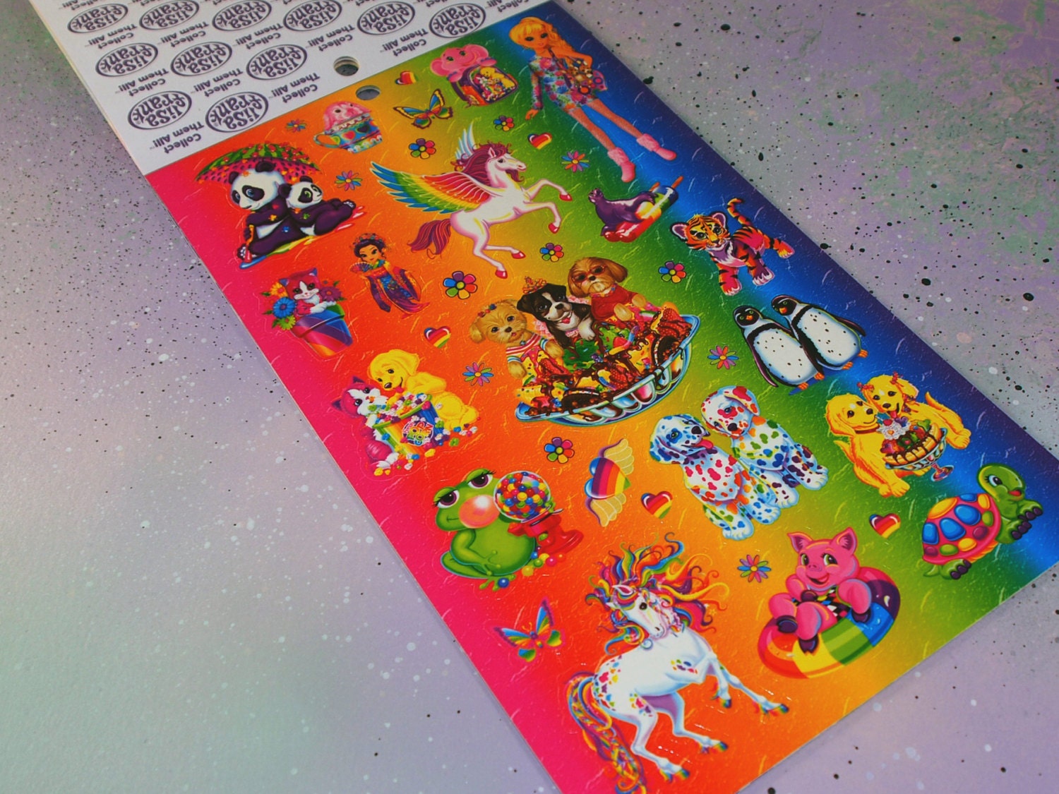 Lisa Frank Stickers Booklet // Cute Lisa Frank Stickers Book