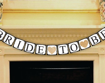 Bride-to-Be Banner - Wedding Banner - Shower Banner