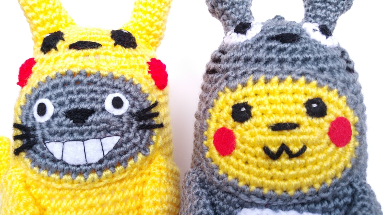 pikachu totoro plush