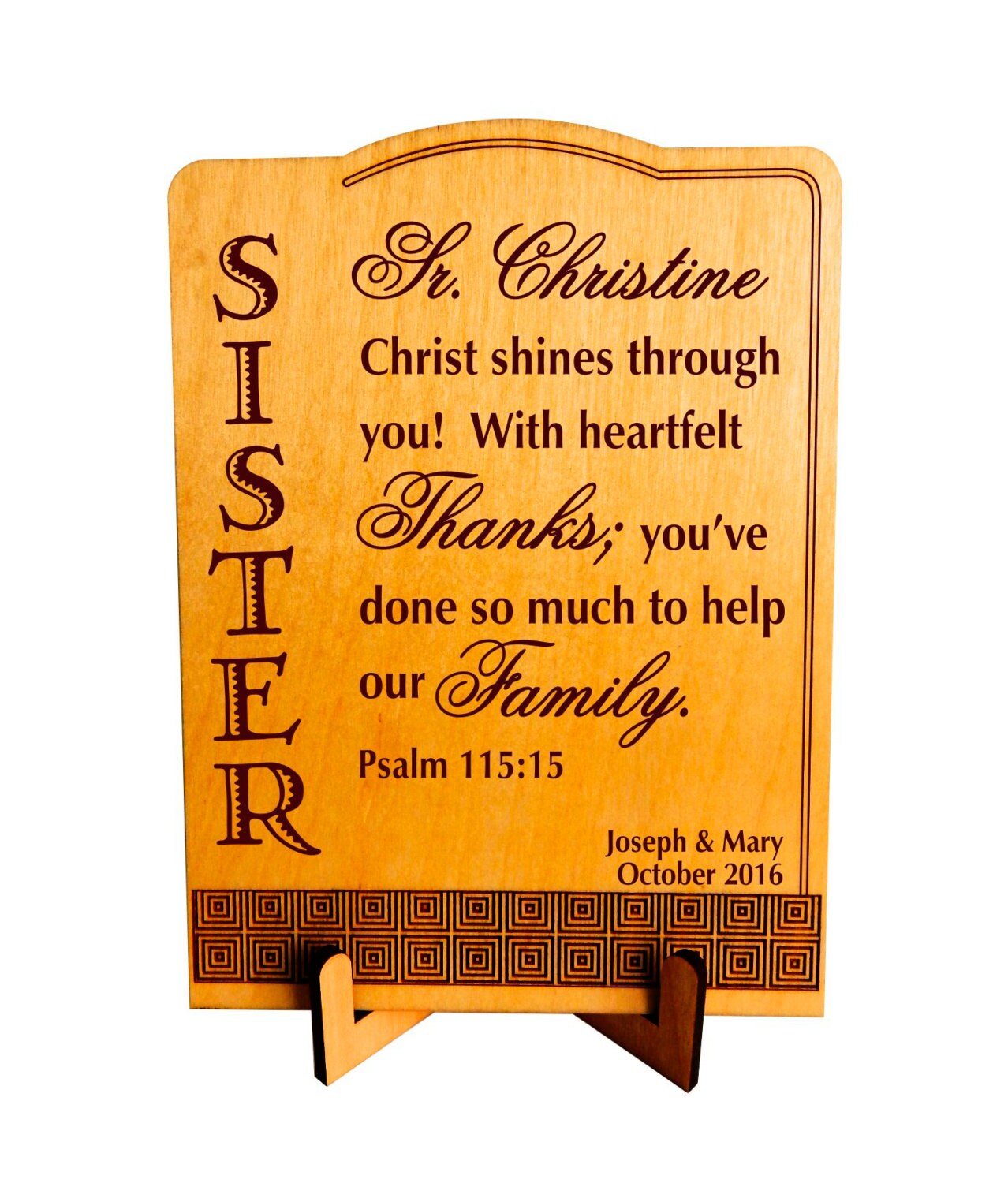 Gift for a Nun Custom Monk Gifts Special Christian Sister