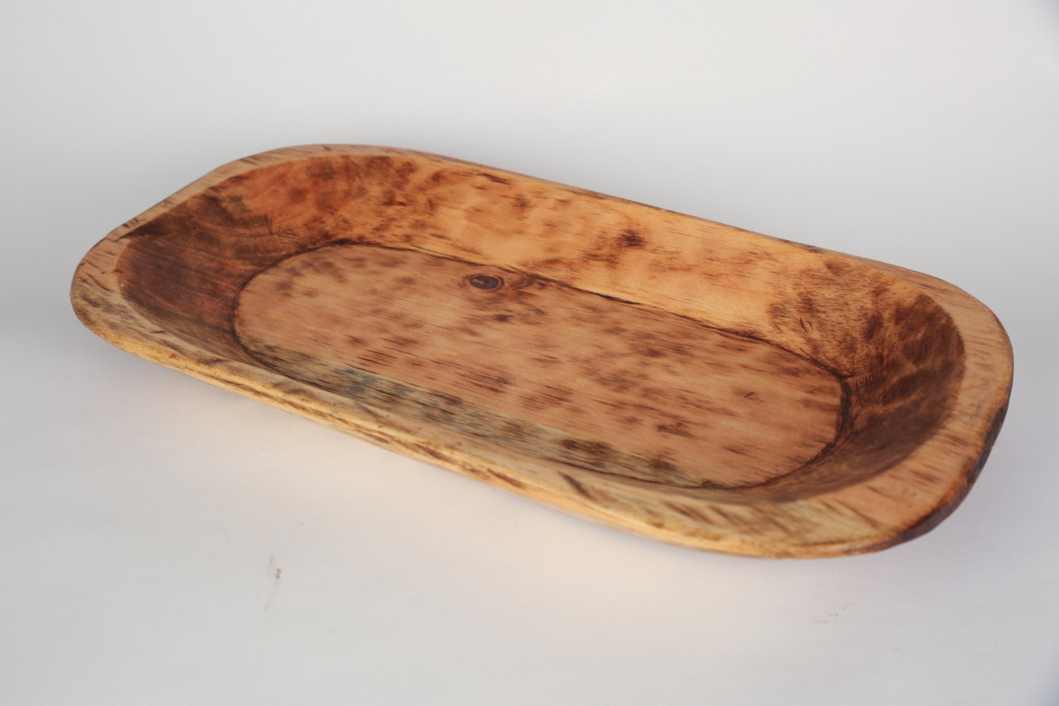 Food Safe Rustic Wooden Dough BowlBateaLight