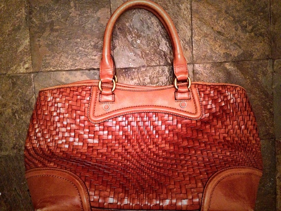 cole haan woven bag