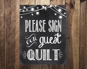 Please Sign Our Guest Quilt, Please Sign Our Guest Book, Guestbook Sign, Guest Book Sign, Alternative Guest Book,Wedding Reception Printable
