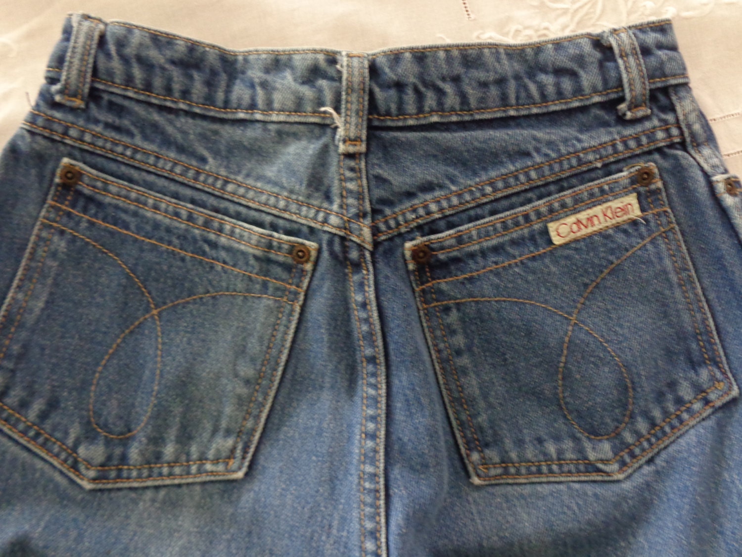 Vintage Calvin Klein Jeans 1970s High Waisted Jeans Vintage