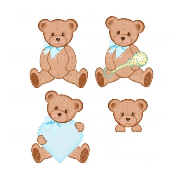 baby shower teddy bear clip art - photo #18