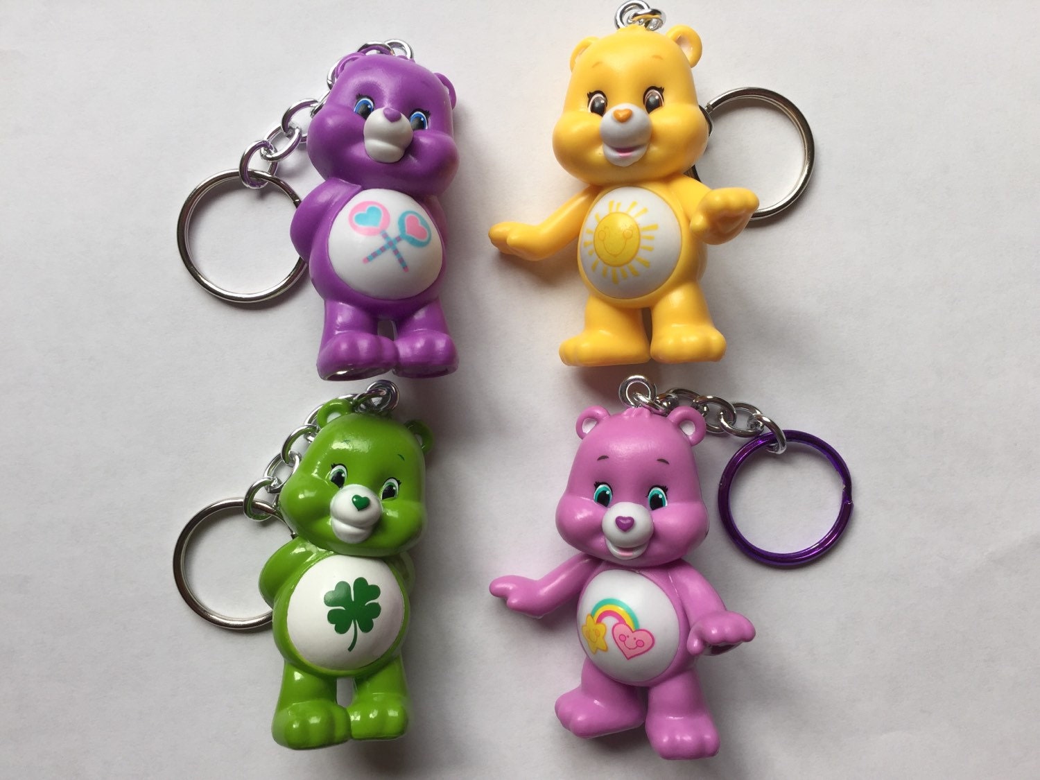 care bear keychain plush