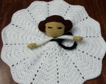 Sci Fi Princess crochet lovey