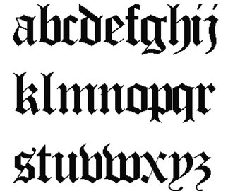 old english calligraphy alphabet coloring pages - photo #21