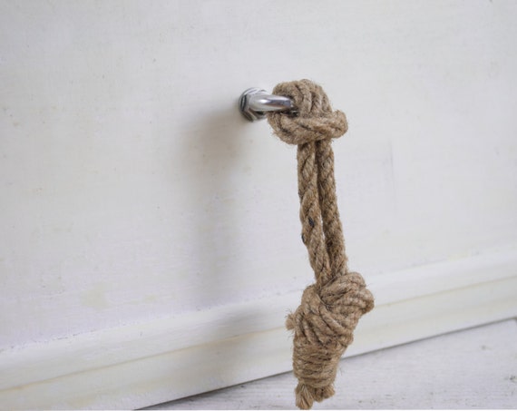 Rope Strap Drawer Pulls/Knob Simple Rustic Shabby Chic