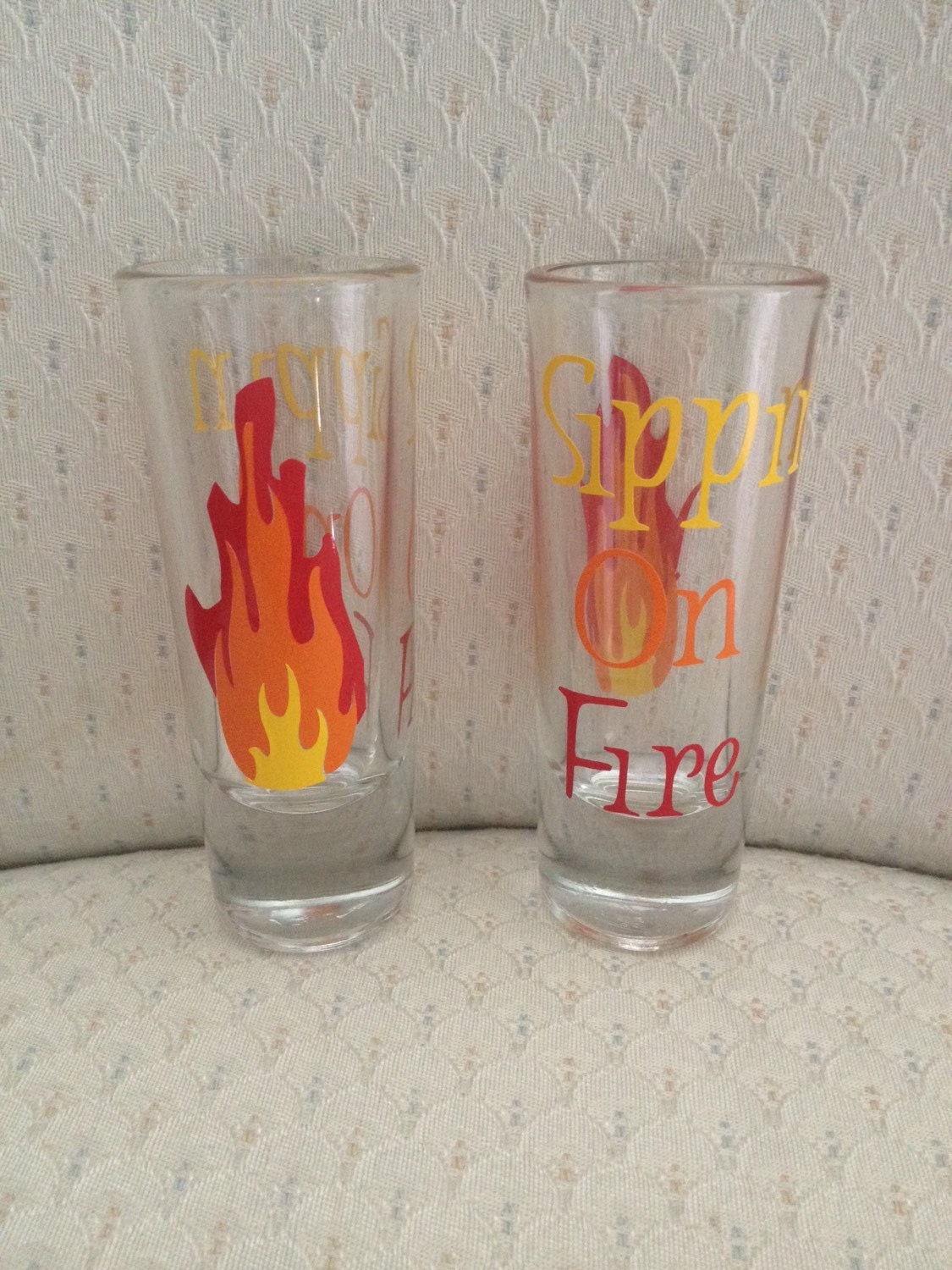 Shot Glass Fireball Shot Glass Man Cave Gift Birthday