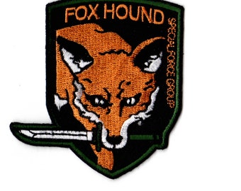 Metal Gear Solid FOXHOUND Velcro Patch Solid Snake Cosplay Big Boss Emblem
