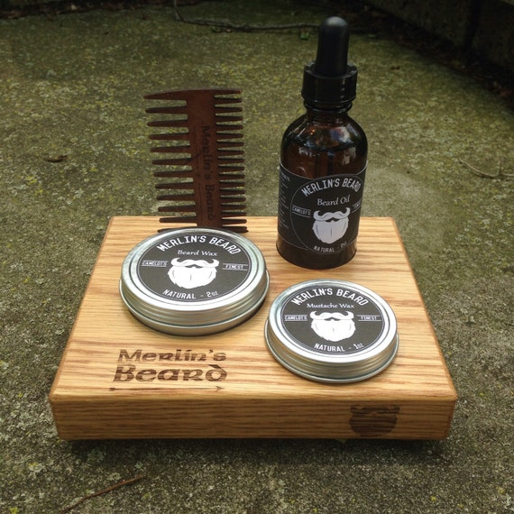 Merlin's Beard Complete Beard and Mustache by MerlinsBeardProducts