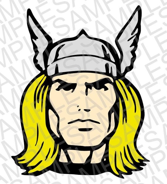 Avengers Inspired Thor SVG DXF and JPEG by MissAddisonsCloset