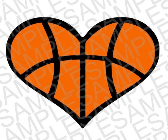 Download Basketball Heart SVG DXF and JPEG Digital by ...