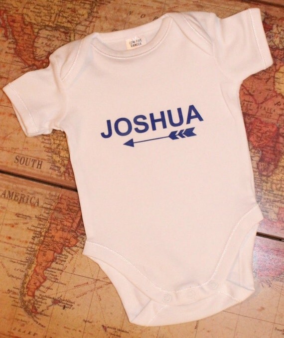 Personalized Boy's Onesie / Bodysuit by SweetLoveDesignsau on Etsy