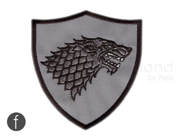 Game of Thrones House of Stark Coat of Arms Embroidered