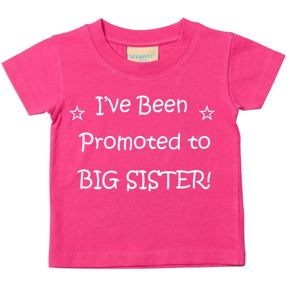 promoted to big sister shirt