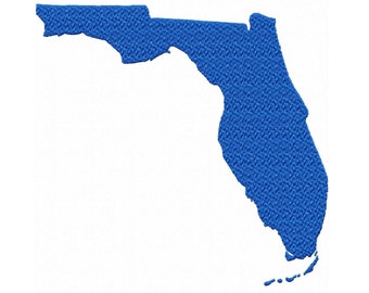 USA State Florida Fill Machine Embroidery DESIGN NO. 361