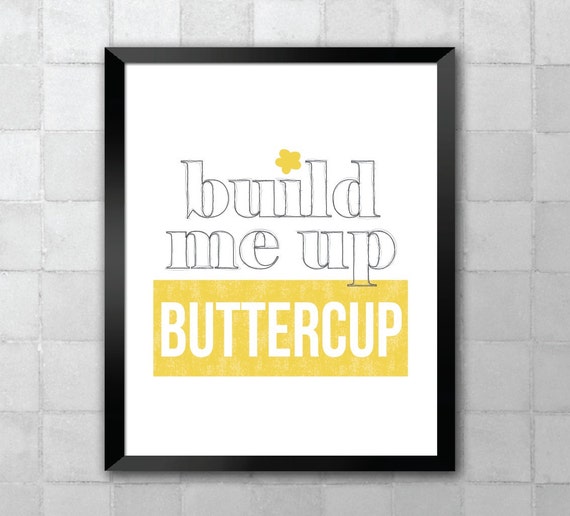 words to buttercup song