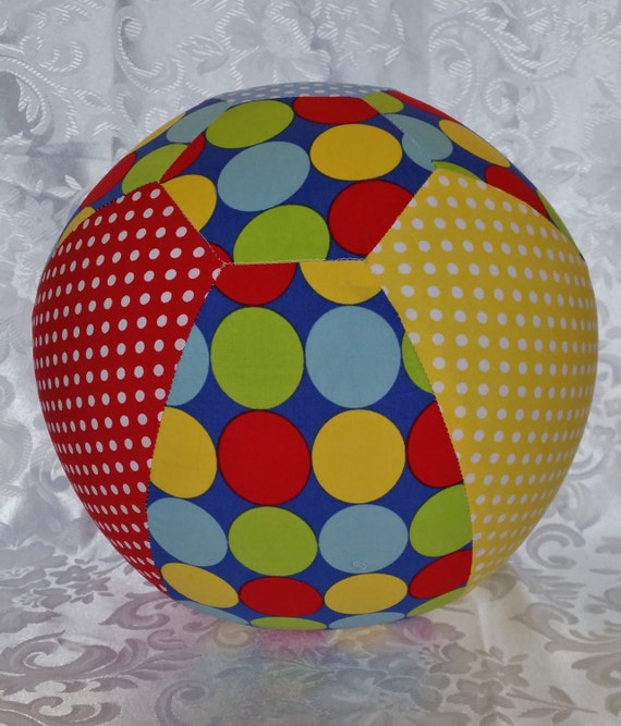Handmade BALLOON BALL COVER Cotton Fabric by ImagineCreateLearn