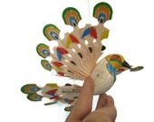 Parrot Colored Carved Wooden Bird, Hanging Birds, Ceiling Decor, Lake House Warming Gift, Porch or Kitchen Decor, Folklore Art Wood Mobile Parrot Colored Carved Wooden Bird, Hanging Birds, Ceiling Decor, Lake House Warming Gift, Porch or Kitchen Decor, Folklore Art Wood Mobile