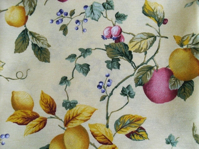 Beautiful Eco Standard Quality Fruit Lemon Print Fabric 50x69cm (20