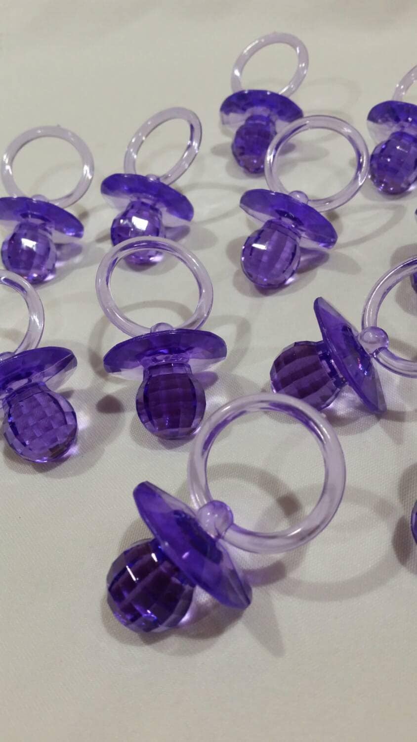 plastic pacifierspacifierspurple pacifierspacifier party
