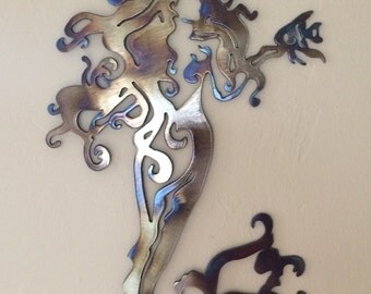 Mermaid Wall Art mermaid wall art | etsy Mermaid Wall Art mermaid wall art | etsy