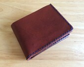 A Slim Kangaroo Leather Wallet With Under Pockets