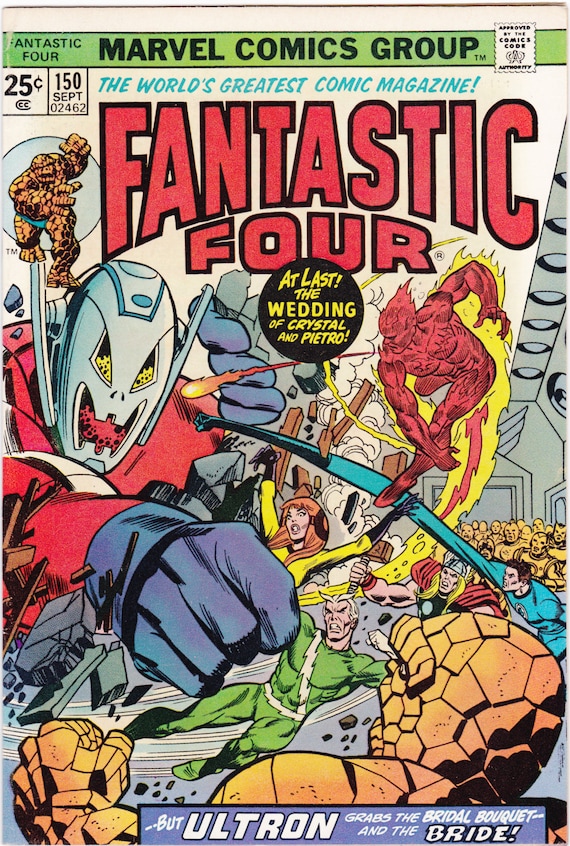 Marvel Comics Group FANTASTIC FOUR 150 Crystal & Quicksilver