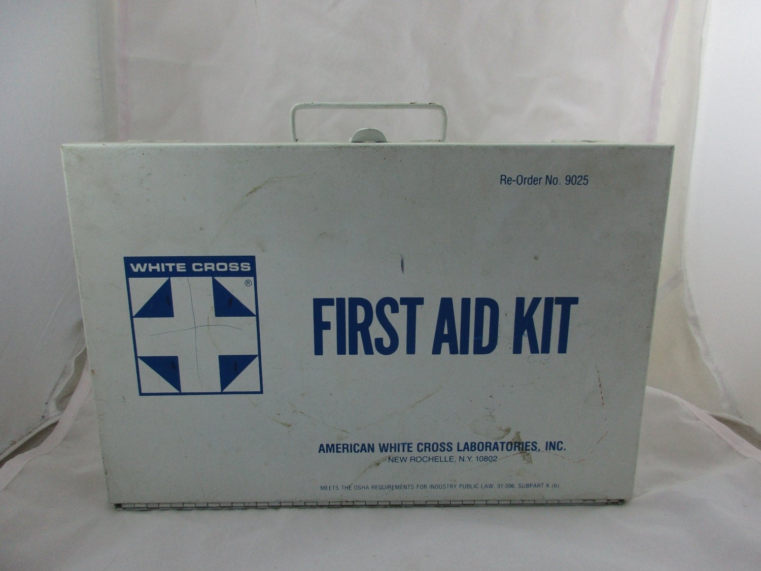 Vintage White Cross First Aid Kit Case Haute Juice