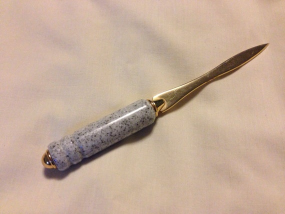 Unique Letter Opener Corian Material Hand Turned 2