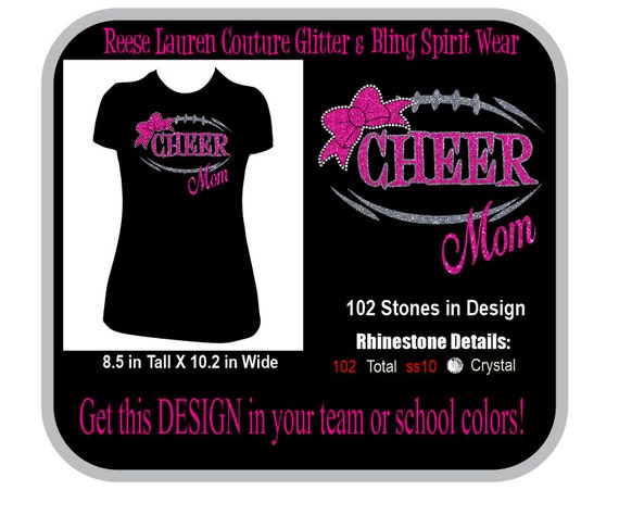 PERSONALIZE Your FOOTBALL CHEER Mom T-Shirts by ReeseLaurenCouture