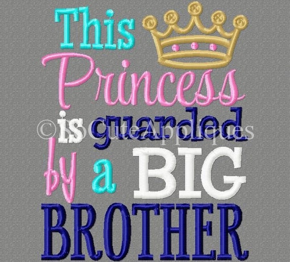 Download Embroidery design 5x7 Princess guarded by a big by ...