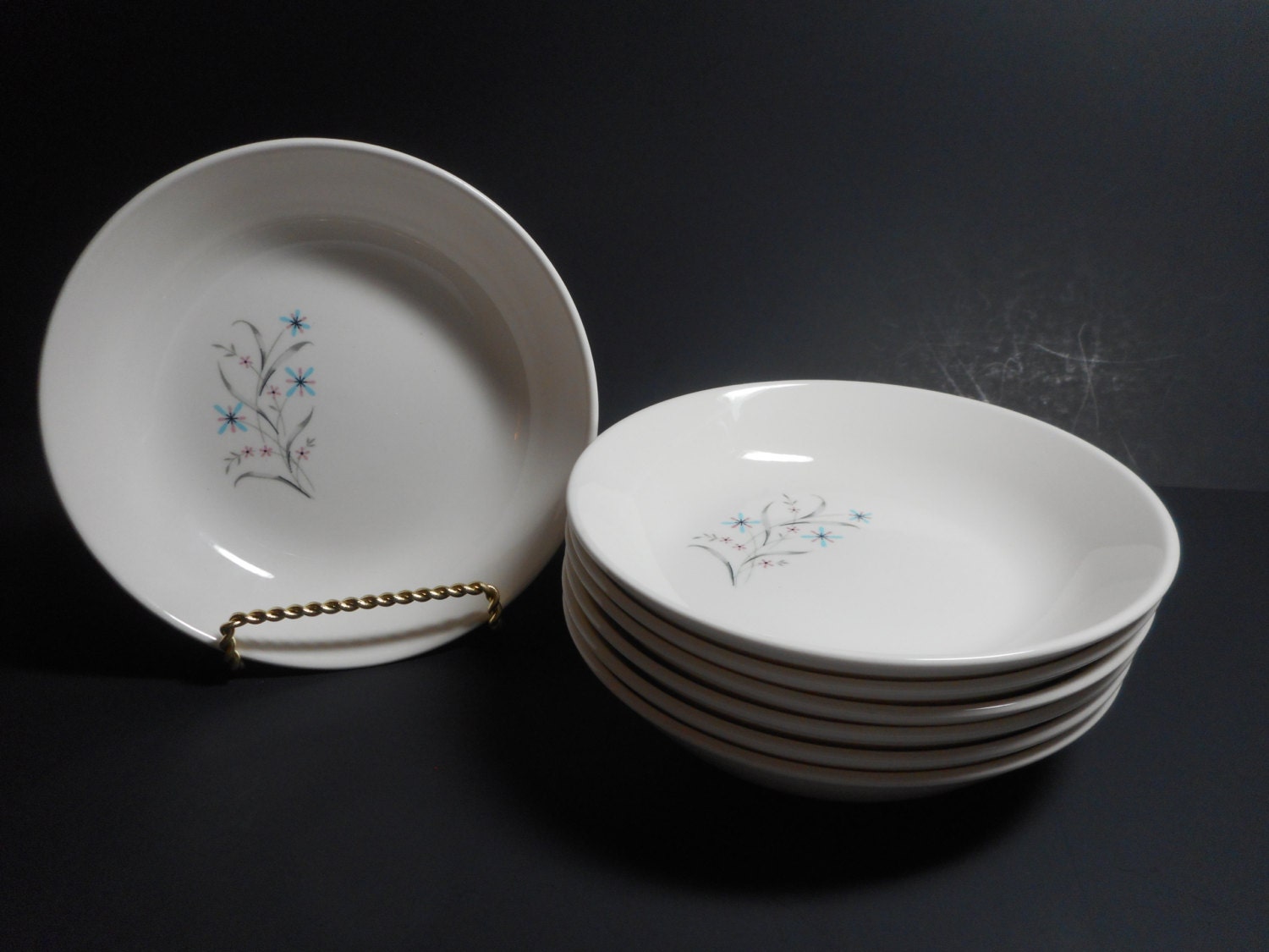 Vintage Taylor Smith & Taylor Coupe Cereal Bowls….Windemere Ever Yours