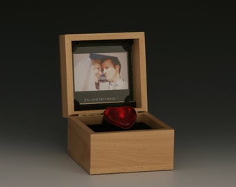 Lovers Keepsake Photo Box / Wedding Memory Box