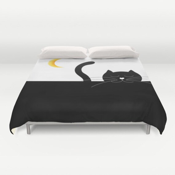 Cat Duvet Cover Bedding Personalized Twin Queen King Full