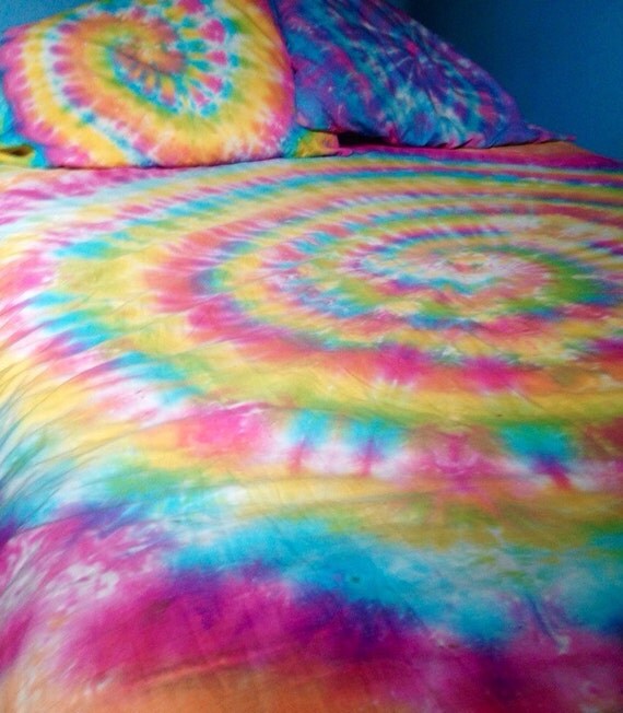Tie Dye Sheet Set 4 Piece Tie Dye Sheet Set by beachbumtiedye