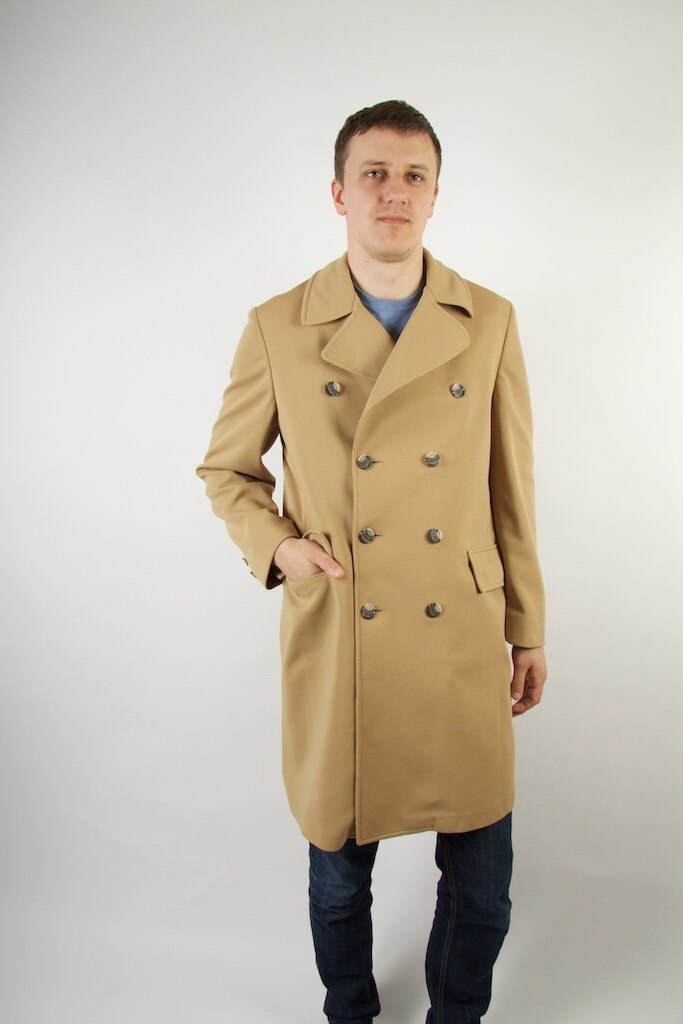 Asos Shower Resistant Longline Trench Coat With Belt In Stone Gallery Photo