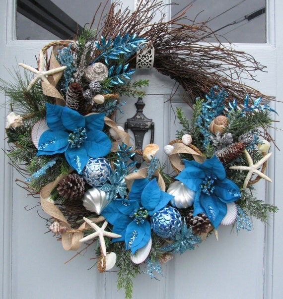 coastal christmas wreath beach wreath seashore wreath coastal christmas wreath beach wreath seashore wreath