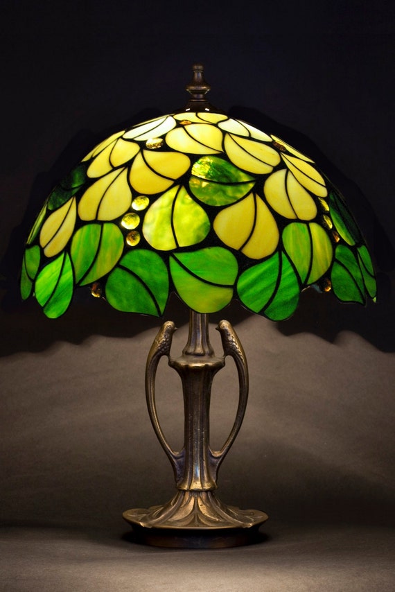 Table Lamp, Tiffany Lamp, Kitchen Light, Reading Lamp, Library Lights, Reading Light, Desk Lamp, Stained Glass Lamp, Stained Glass Art
