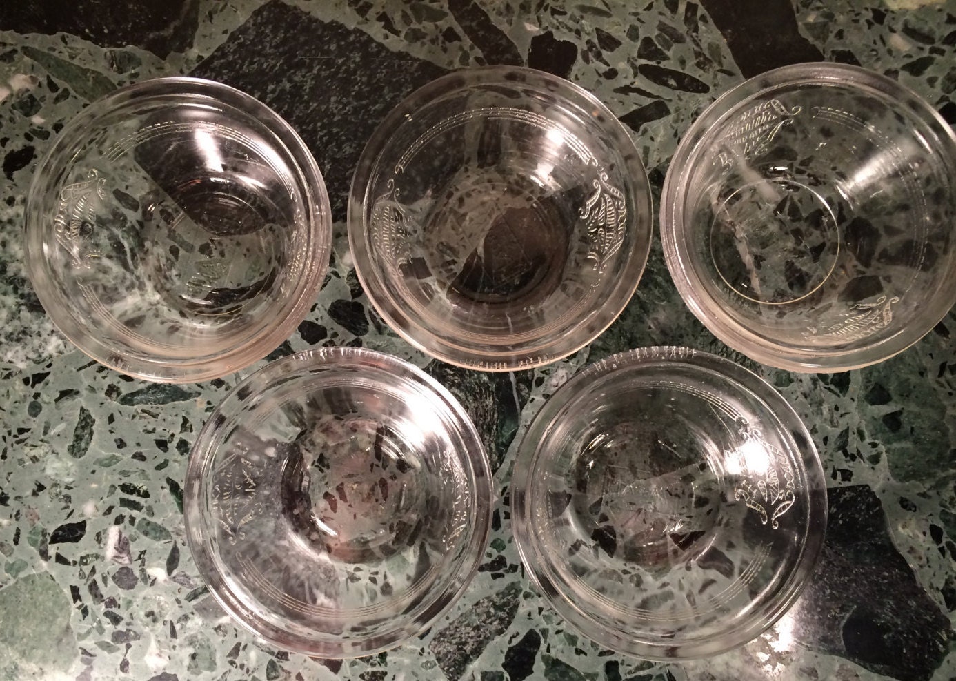 Vintage McKee Glasbake Glass Custard Cups Ramekins Baking