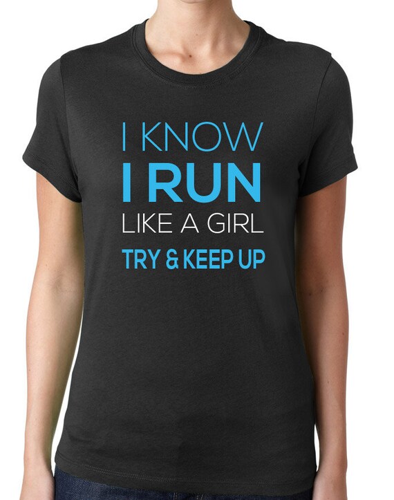 Women's Running Shirt Funny Women's T Shirts by CleverFoxApparel