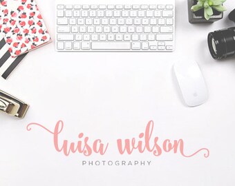 Custom Logo design PreDesigned / Photography Logo/ Watercolor Calligraphy premade logo design